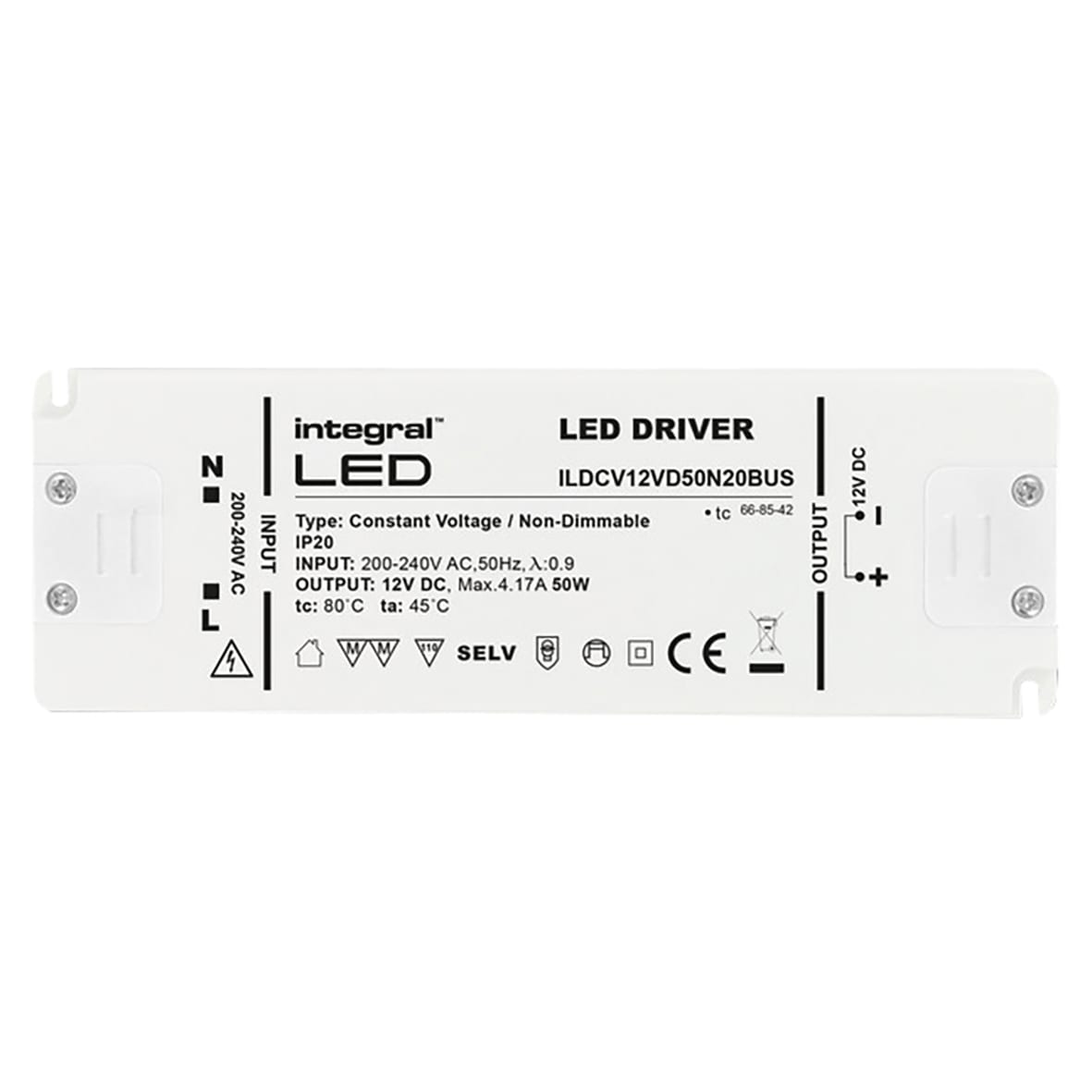 LED 24V 75W Constant Voltage LED Driver - - 200-240VAC - view 2