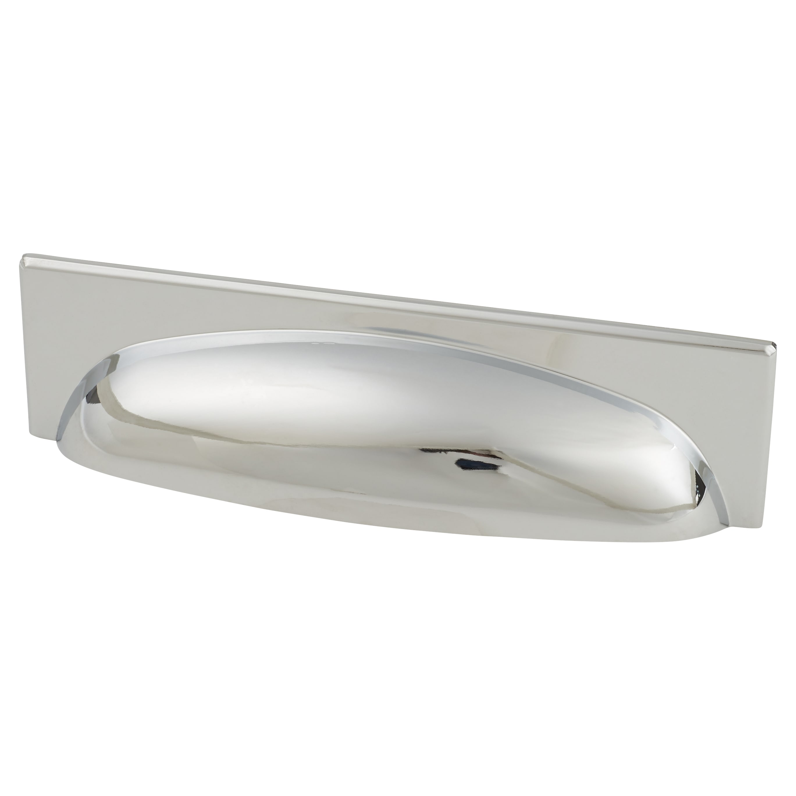 Crofts & Assinder Georgia Cabinet Cup Handle - 96mm Centres - Polished Chrome - view 2