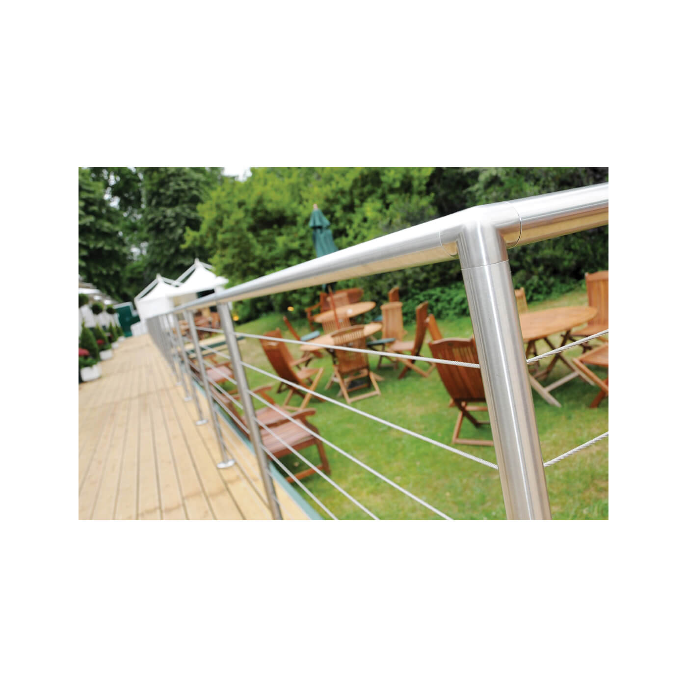 3 Way Equal Tee - 304 Brushed Satin Stainless Steel - view 5