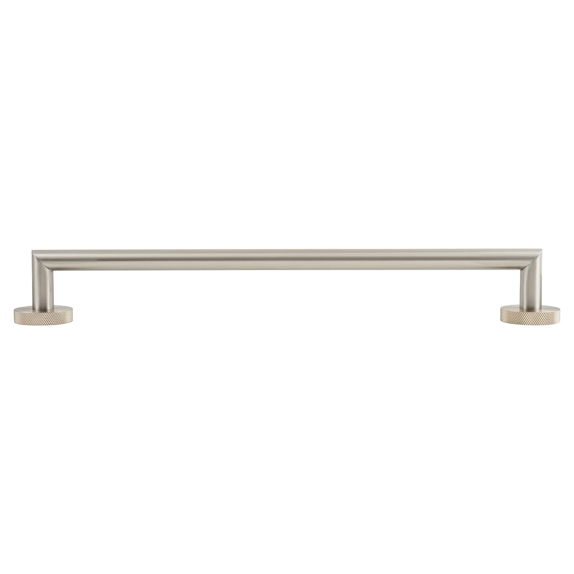 Knurled Towel Rail - 500 x 70 x 57mm - Satin Stainless Steel - view 2