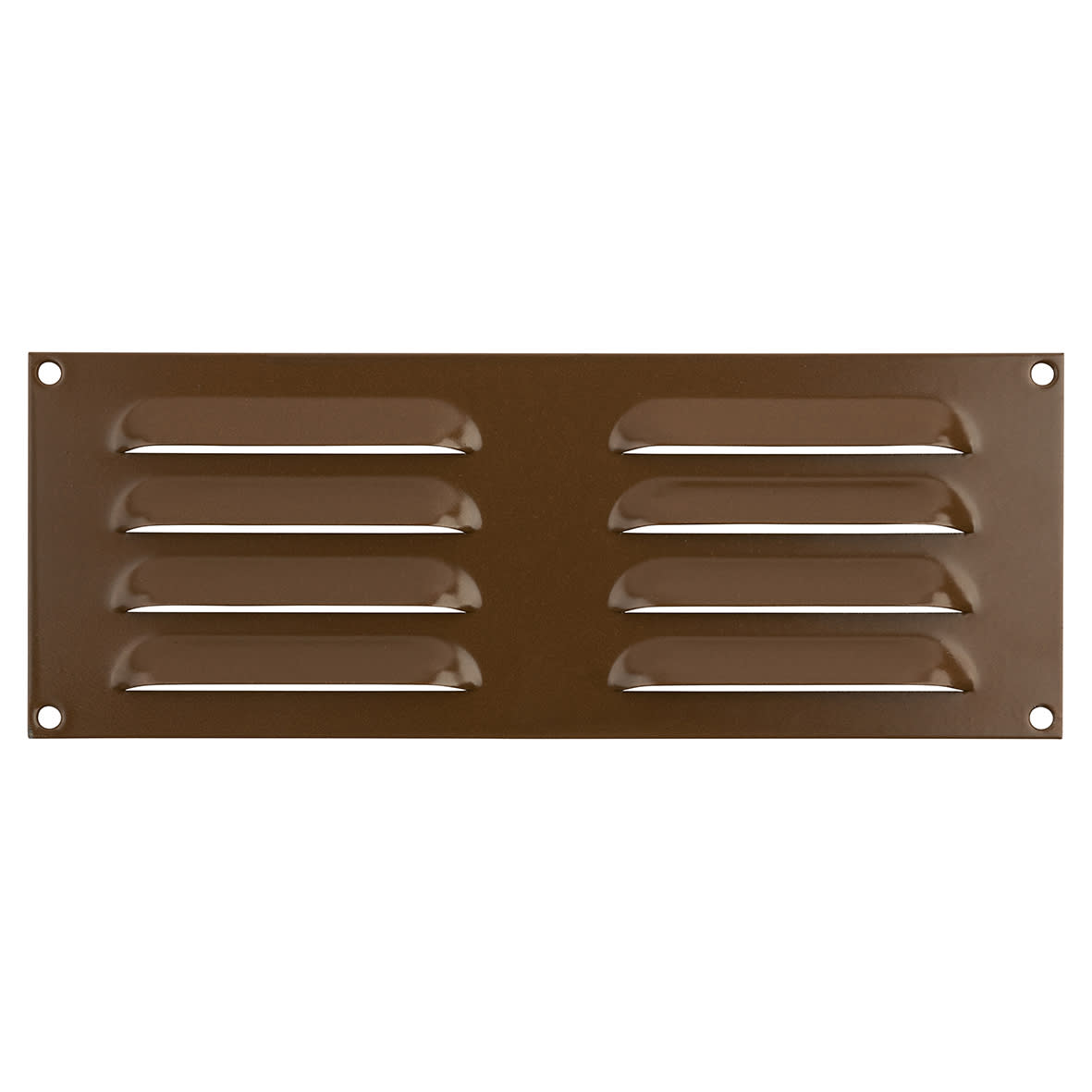 Hooded Louvre Vent - 242 x 89mm - 3973mm² Free Air Flow - Antique Brass - view 2