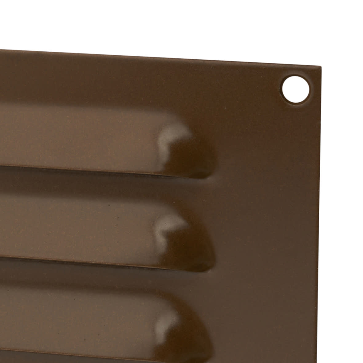 Hooded Louvre Vent - 242 x 89mm - 3973mm² Free Air Flow - Antique Brass - view 4