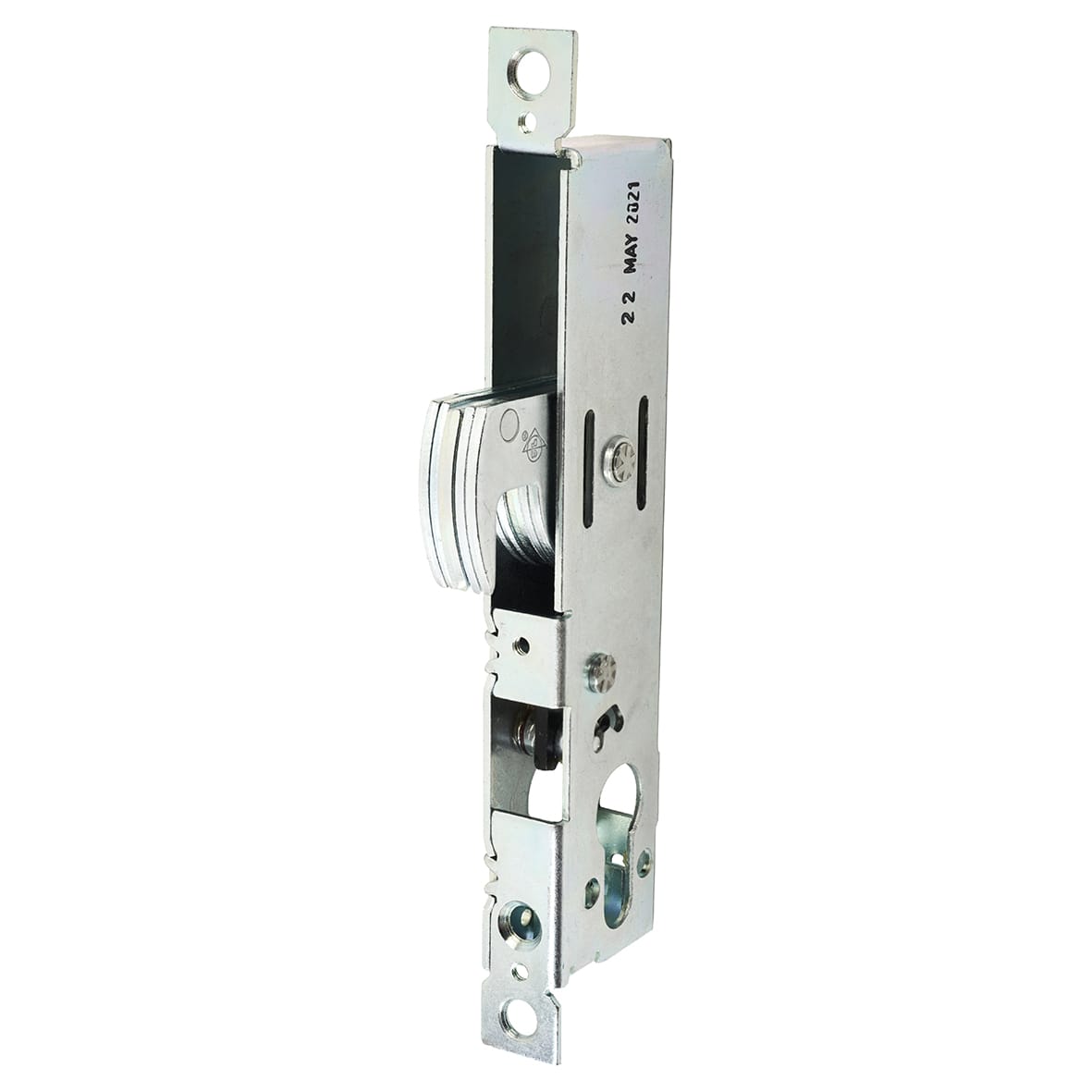 Euro Profile Hook Deadbolt - 25mm Backset - 37mm Case - Zinc Plated - view 2