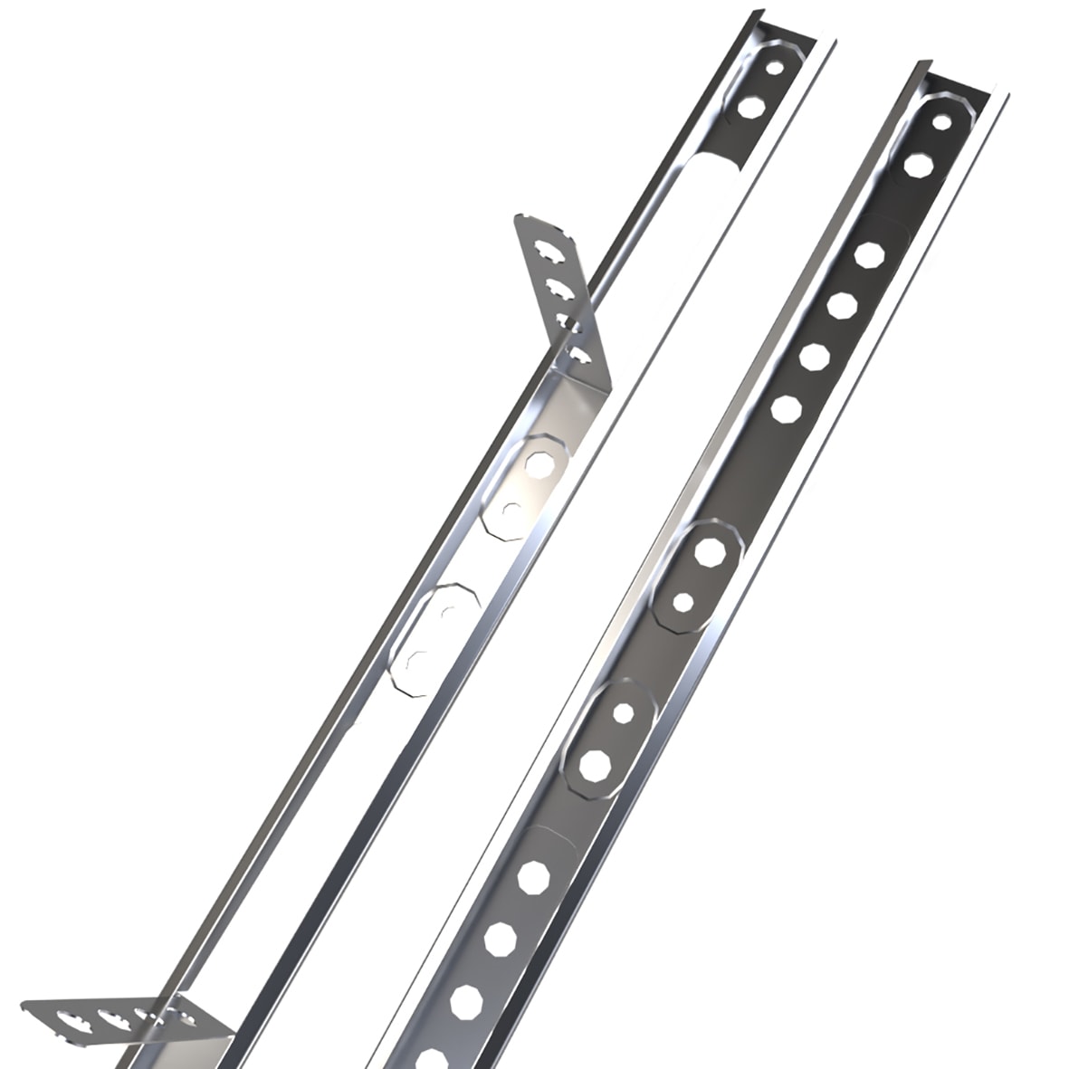Universal Extension Wall Starter - 2236 x 33mm - Stainless Steel - view 3