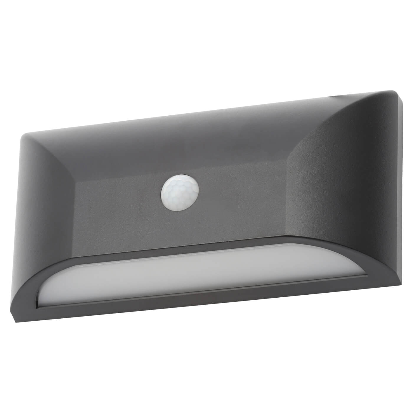 Forum Coast Poole 5W LED Outdoor Down Wall Light with PIR - IP65 - 4000K Cool White - Black - view 2