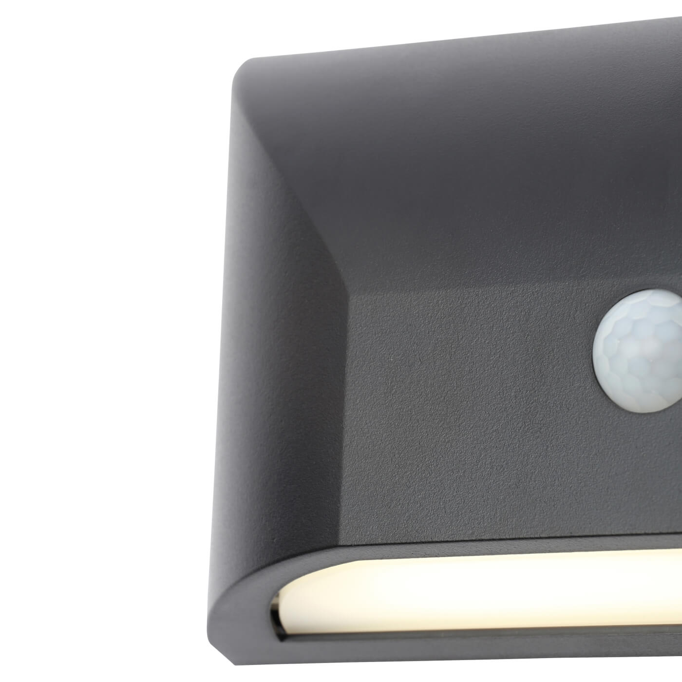 Forum Coast Poole 5W LED Outdoor Down Wall Light with PIR - IP65 - 4000K Cool White - Black - view 4