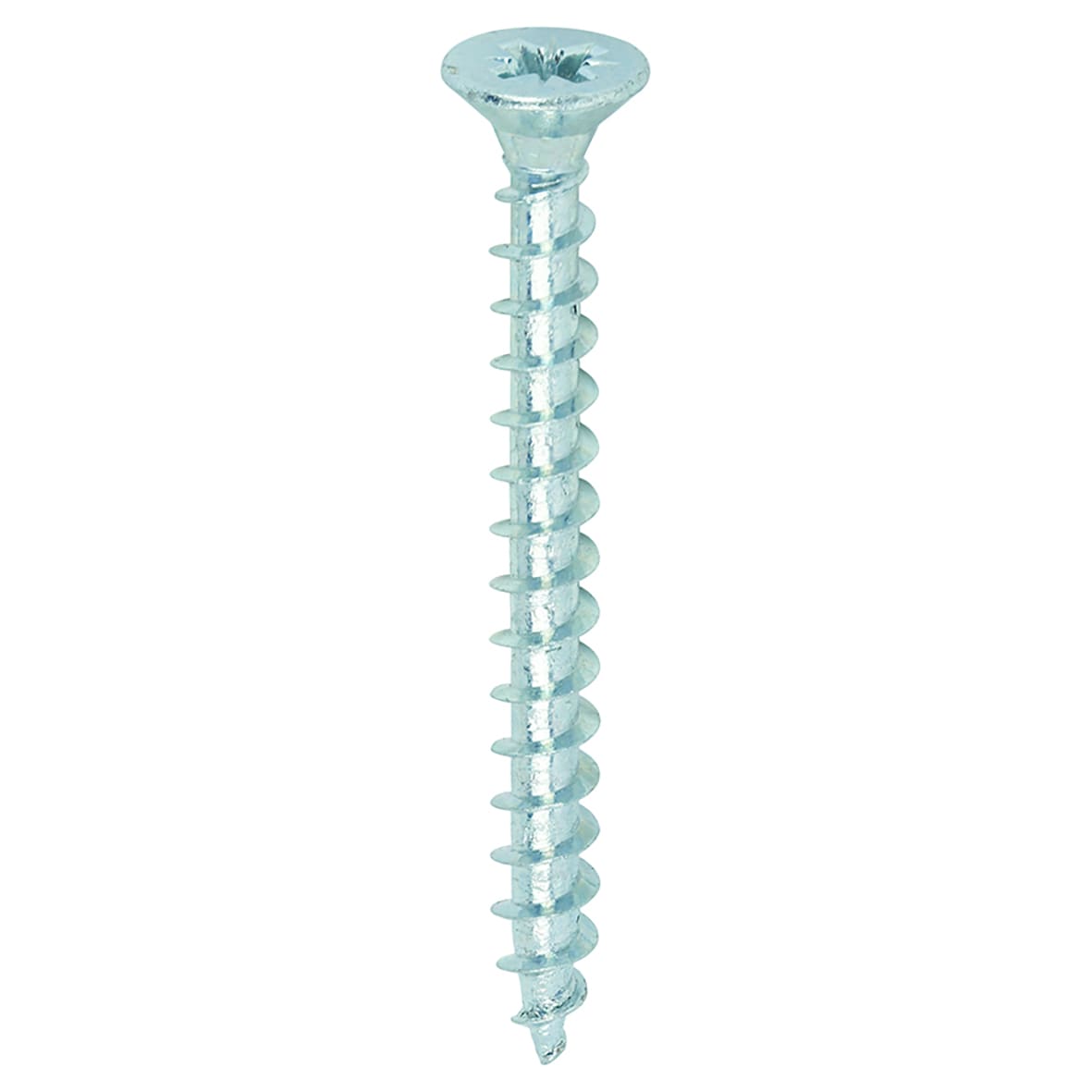 Solo Chippy Pozi Countersunk Wood Screws - 5.0 x 50mm - Zinc Plated - Pack of 200 - view 3