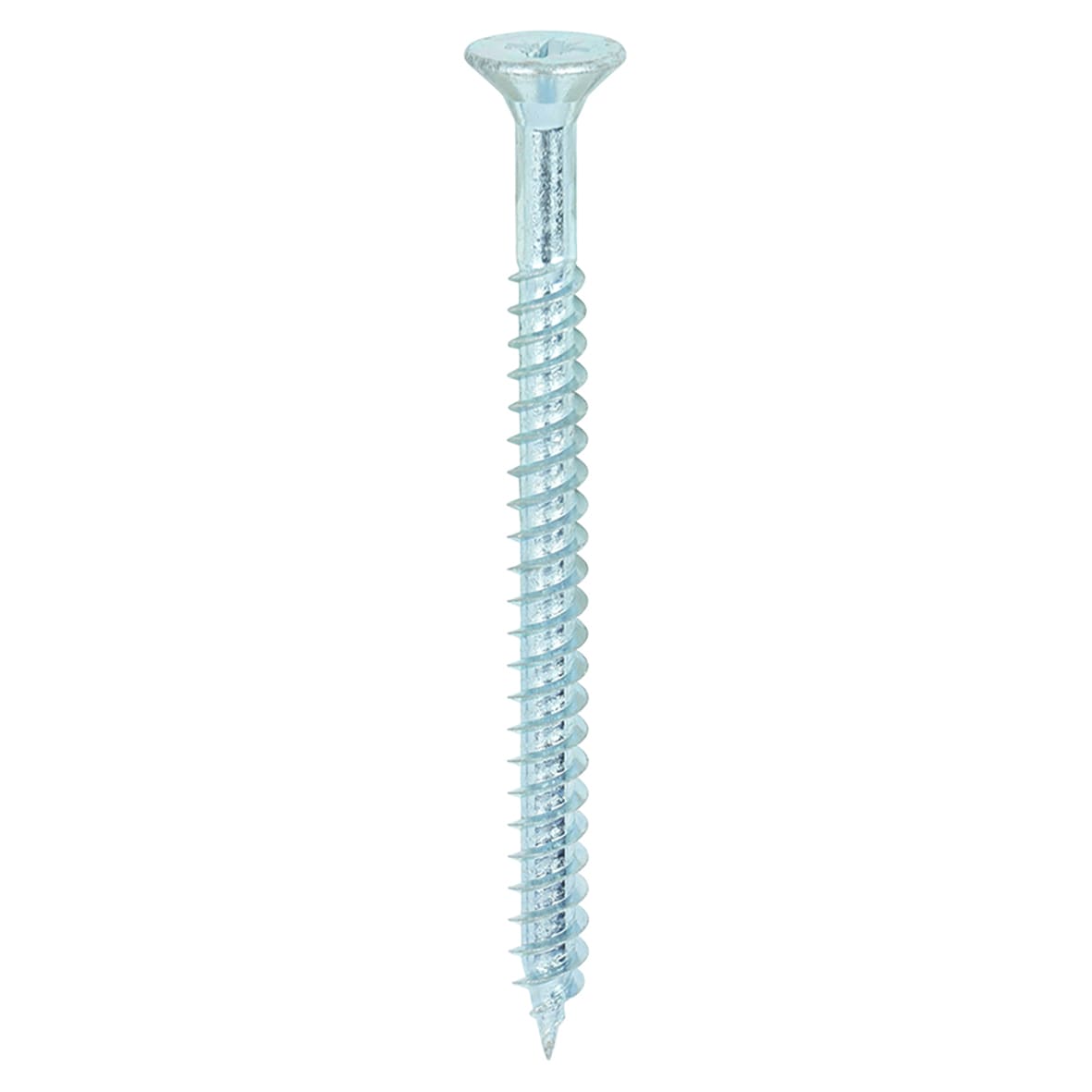 Twin Threaded Pozi Countersunk Wood Screws - 10 x 2 1/2" - Zinc Plated - Pack of 200 - view 3