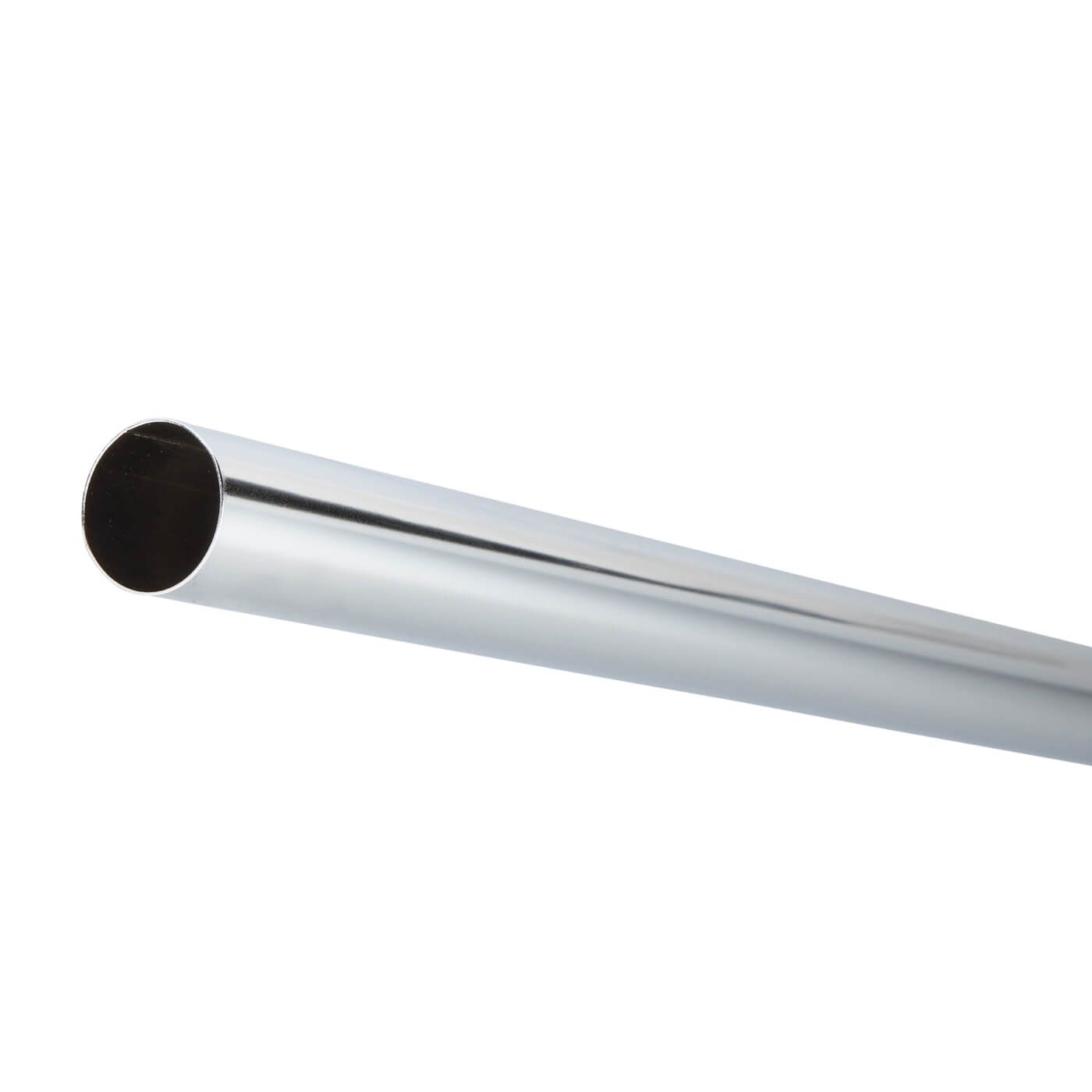 19mm Round Steel Hanging Rail Tube - 3000mm Length - Polished Chrome - view 2