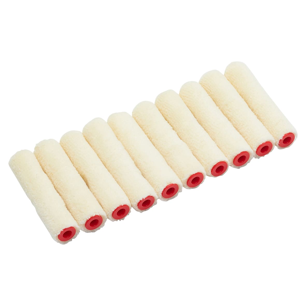 Gloss Short Pile Mini Paint Rollers - 102mm/ 4" Width - Pack of 10 - view 3