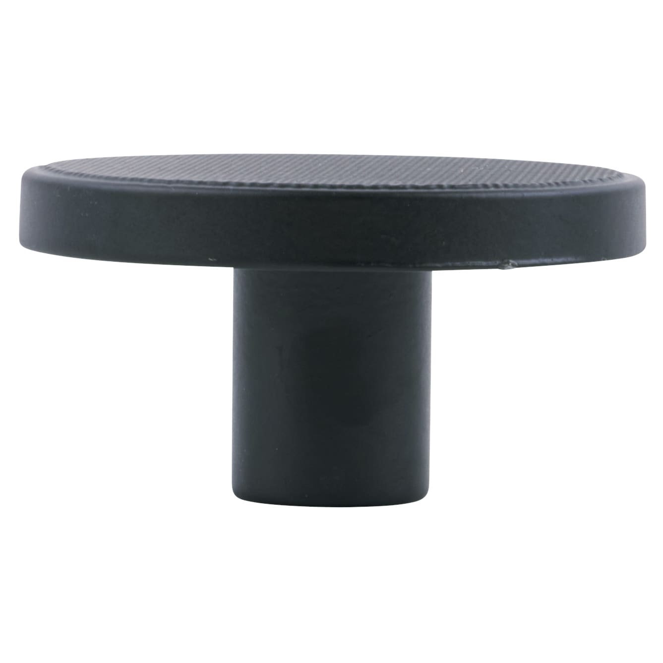 Brooklyn Round Cabinet Knob - 50mm Diameter - Matt Black - view 2
