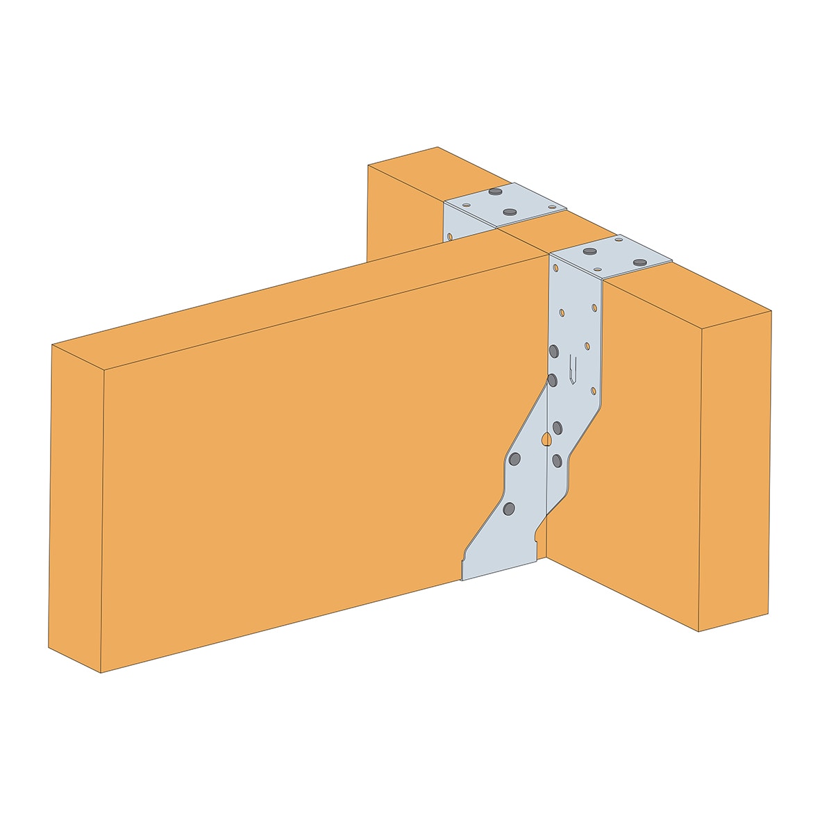 Joist Hanger - Adjustable Height Strap - Standard Leg - 44mm Width - view 6