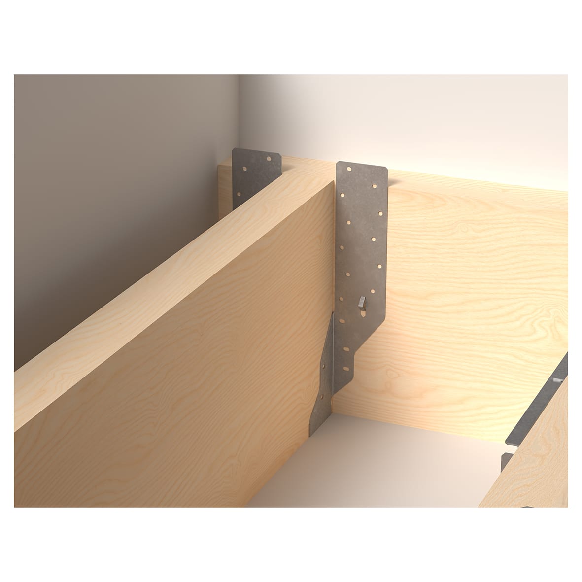 Joist Hanger - Adjustable Height Strap - Standard Leg - 50mm Width - view 2