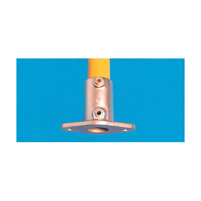Railing Base Flange - Key Clamp System - Galvanised - view 2