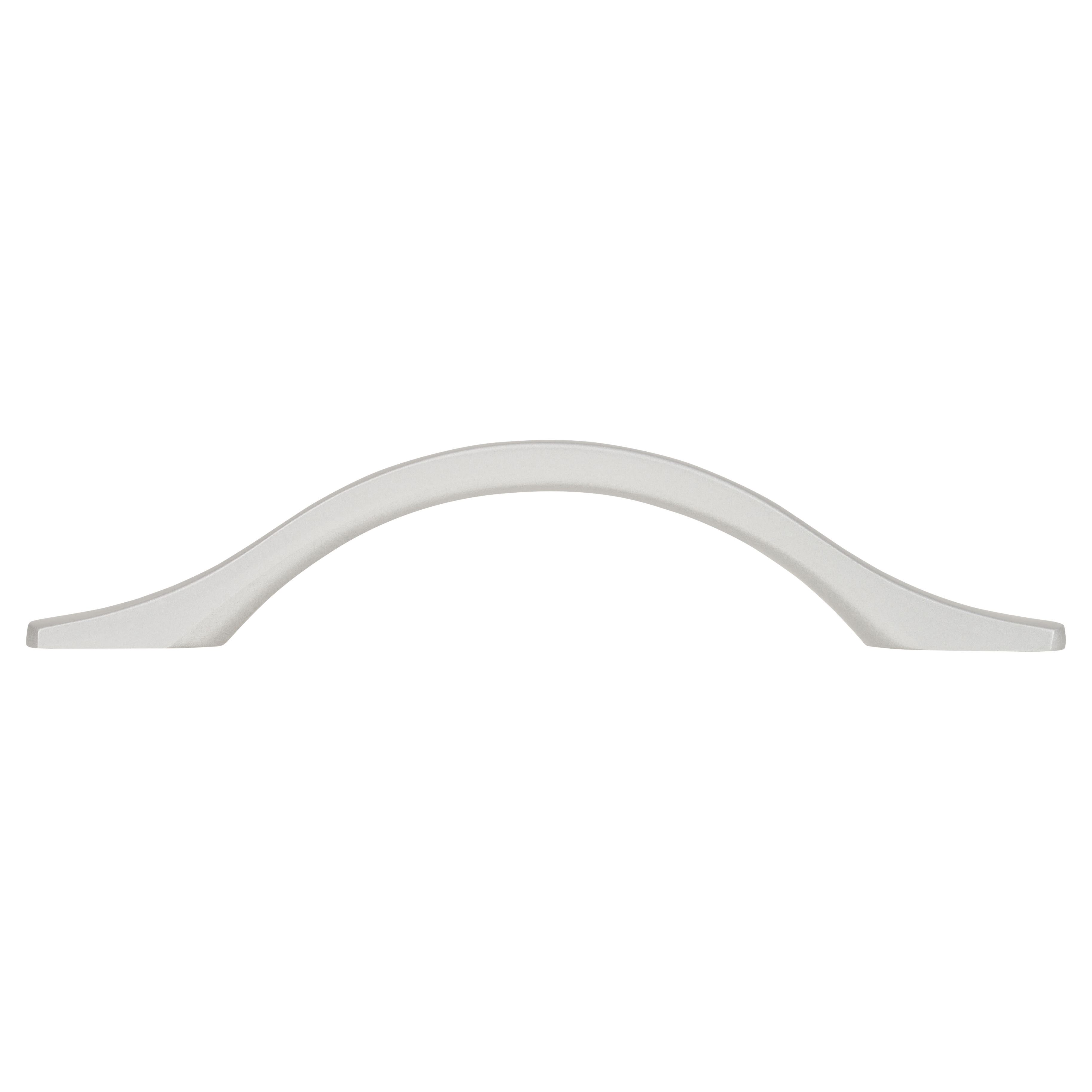Wave Bow Cabinet Pull Handle - 96mm Centres - Aluminium Silver - view 3