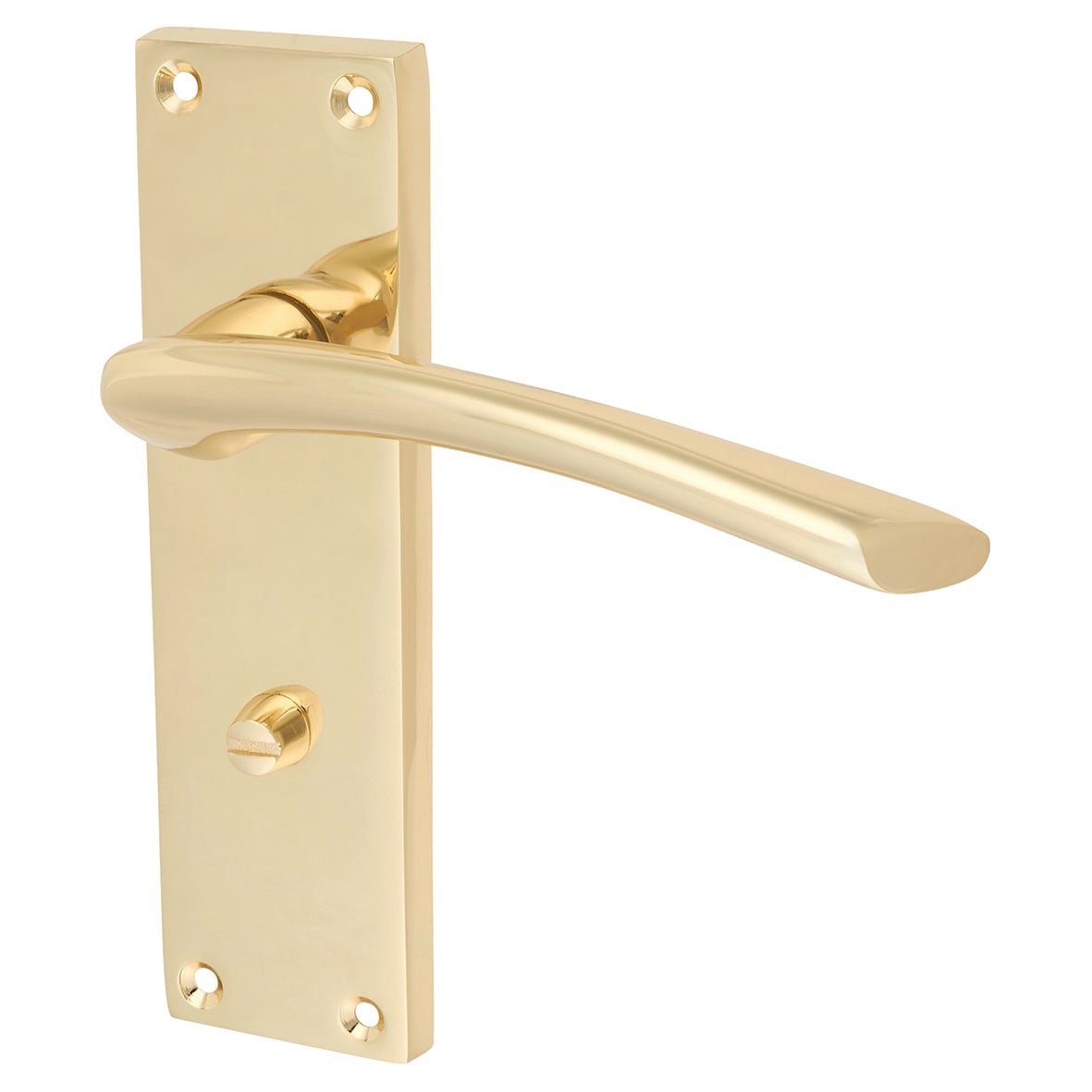 Dark Bronze Fire Rated Door Handles on Square Stepped Rose - Kensington Range - view 3