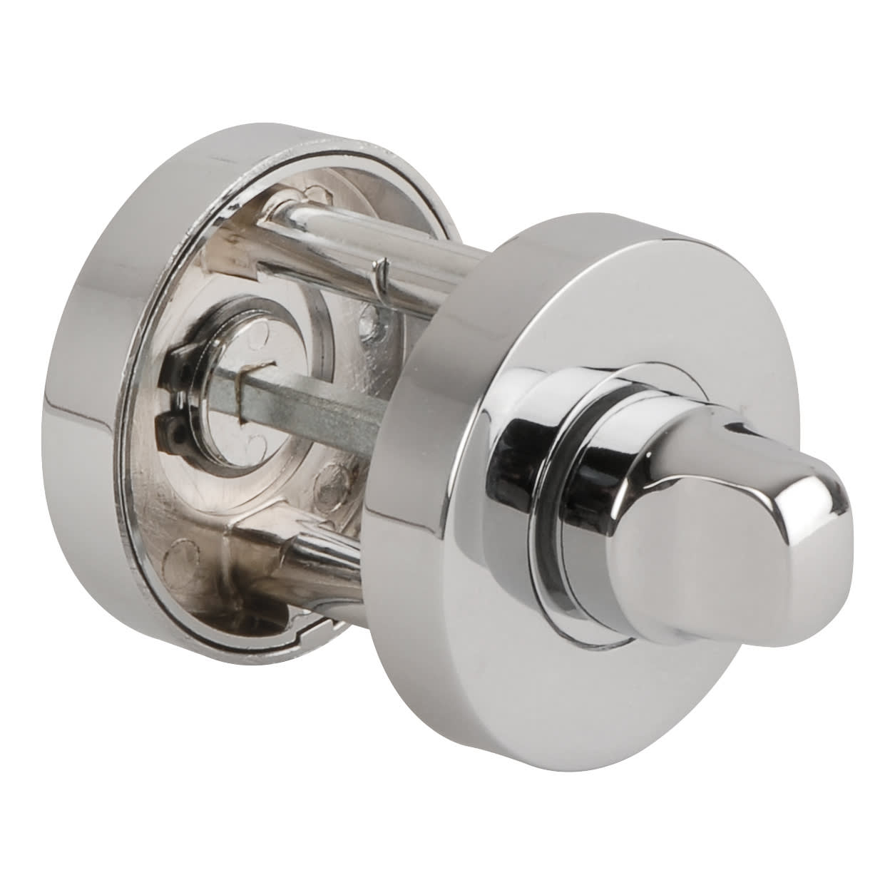Bathroom Turn & Release - 52mm Diameter - Polished Chrome - view 3