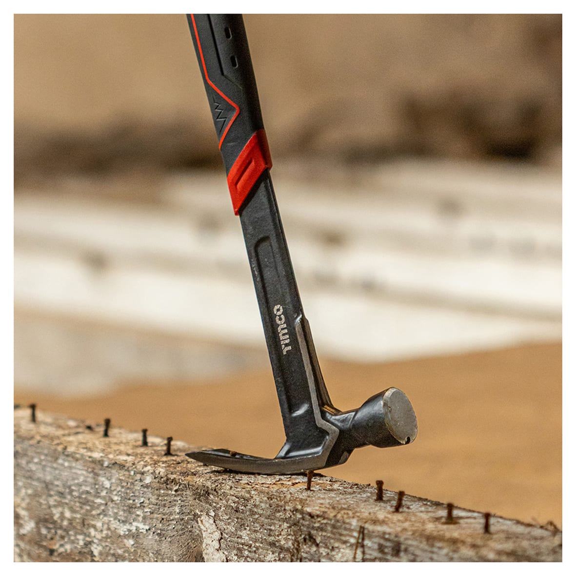 Professional Straight Claw Hammer - 16oz - view 3