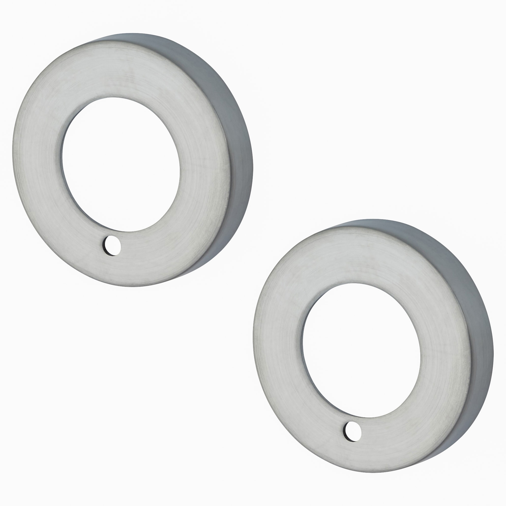 Privacy Cover Rose - 52mm Diameter - Satin Chrome - view 2