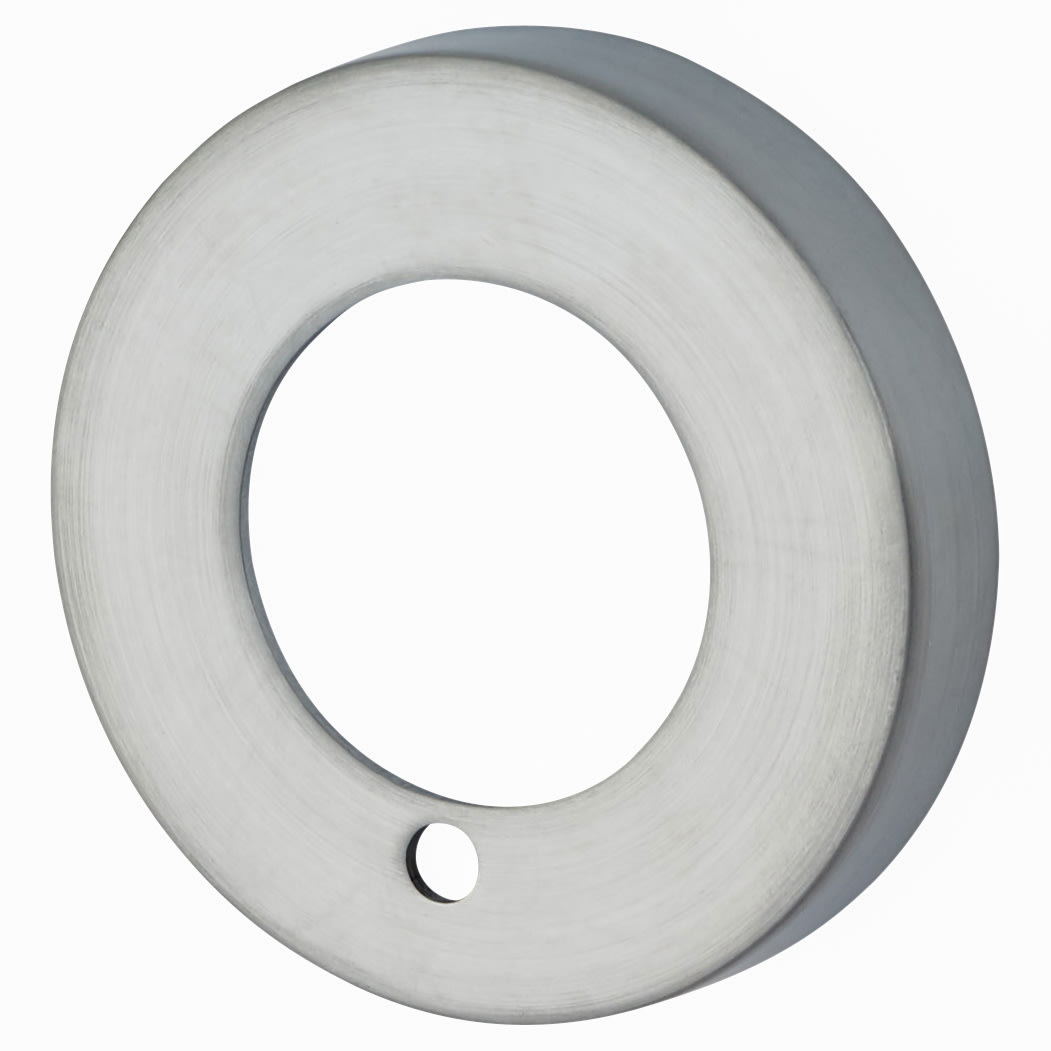 Privacy Cover Rose - 52mm Diameter - Satin Chrome - view 3