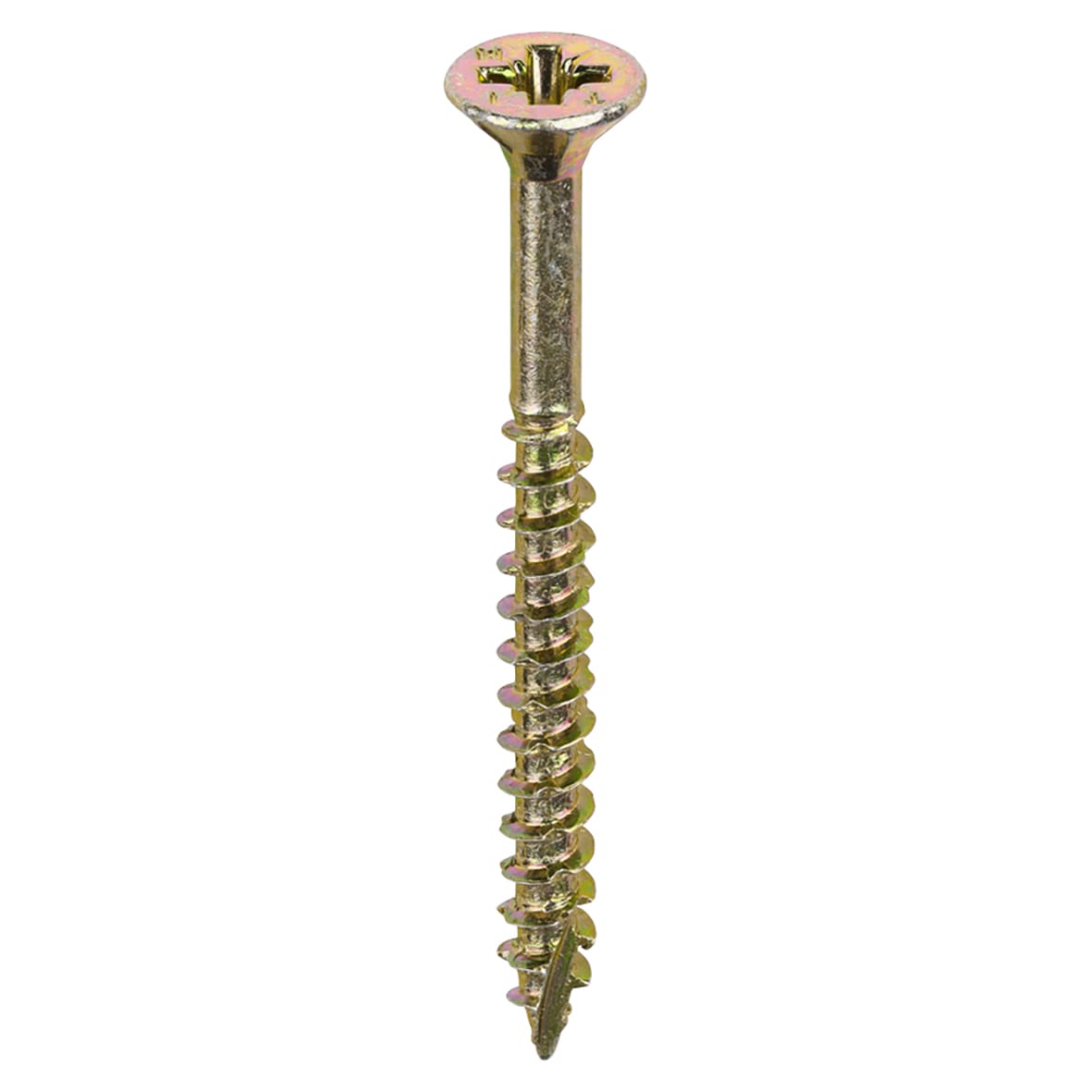 Velocity Pozi Countersunk Wood Screws - 4.0 x 45mm - Yellow Zinc - Pack of 200 - view 3