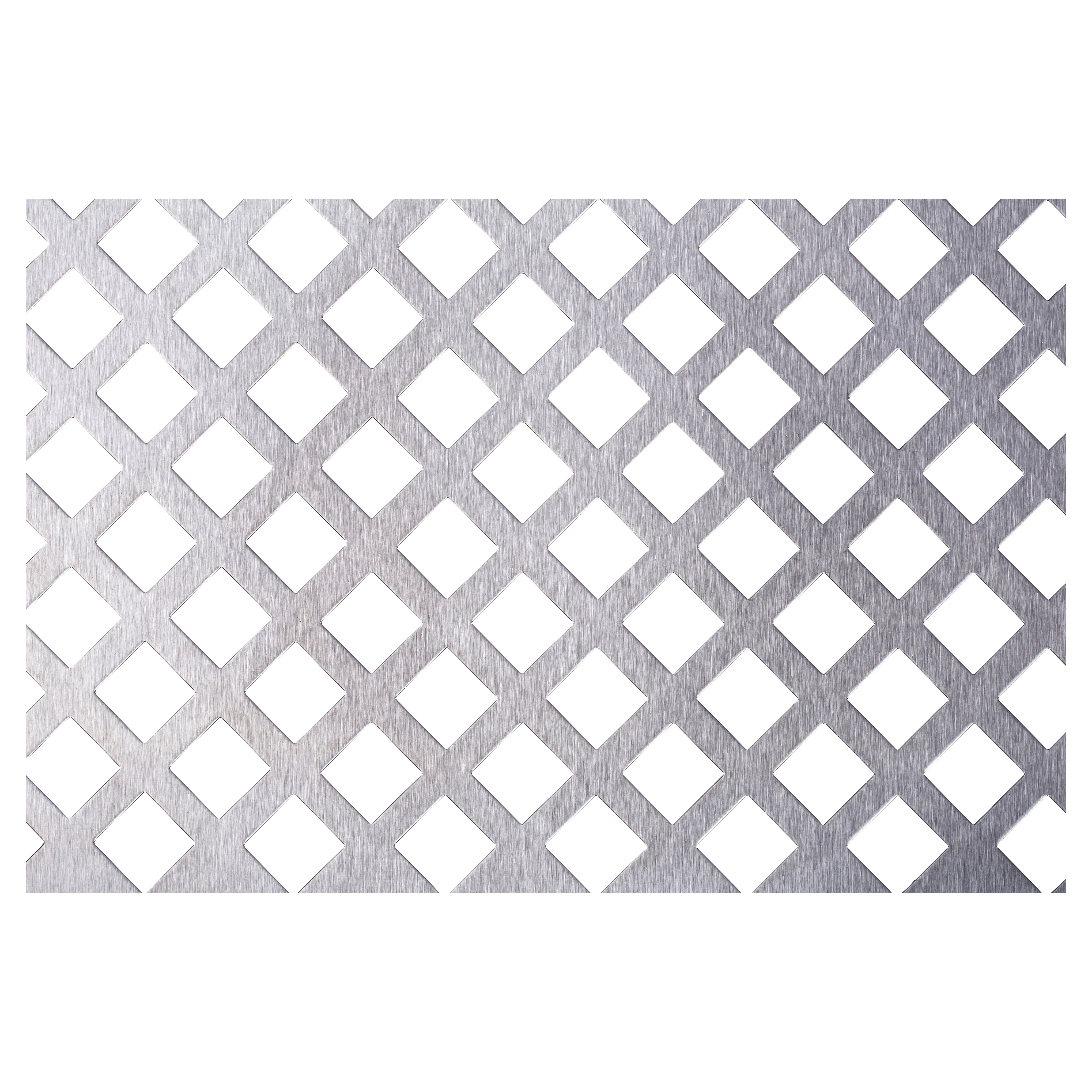 Perforated Radiator Square Hole Grille - 1470 x 800mm - Satin Stainless Steel - view 2