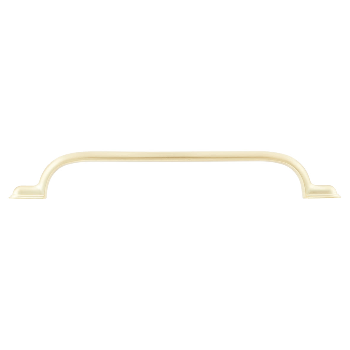 Crofts & Assinder Calgary 16.5mm D-Bar Cabinet Pull Handle - 160mm Centres - Brushed Satin Brass - view 2