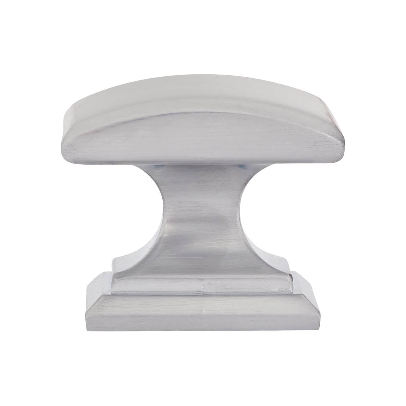 Egar Rectangular Cabinet Knob - 32 x 26mm - Brushed Chrome - view 3