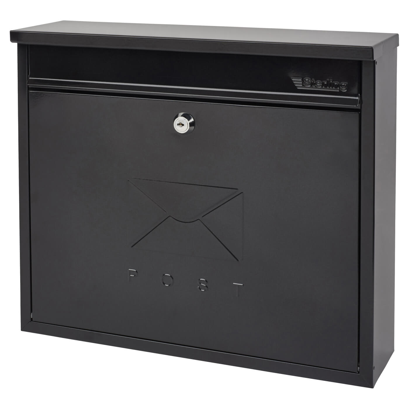 Elegance Mailbox - 362 x 310 112mm - Black - view 2