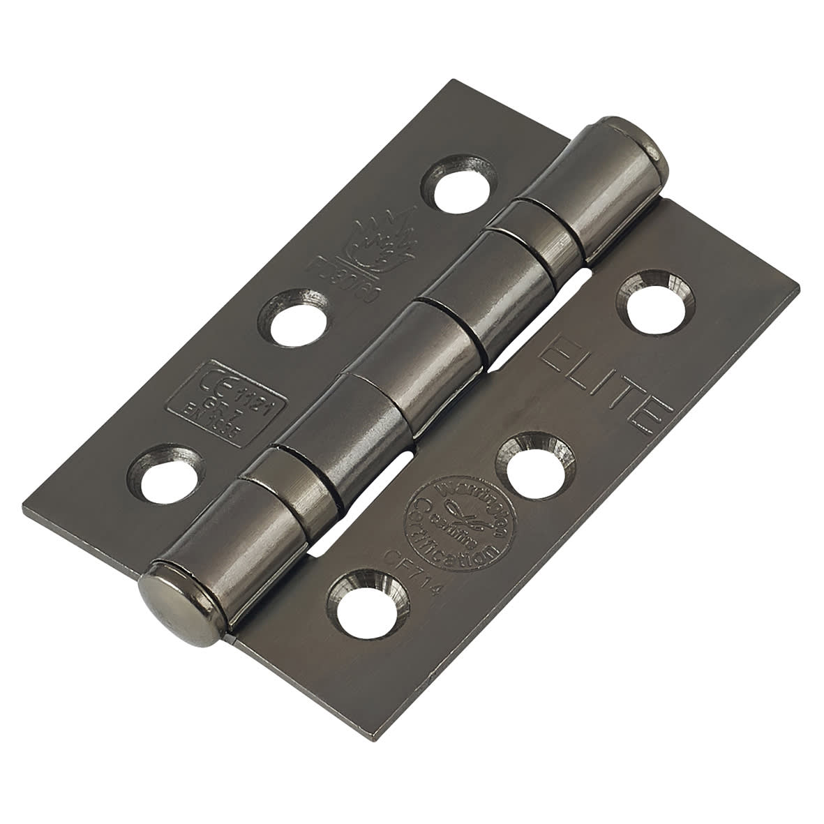Black Nickel Latch Door Handles on Rose Pack - Sophia Range - view 7
