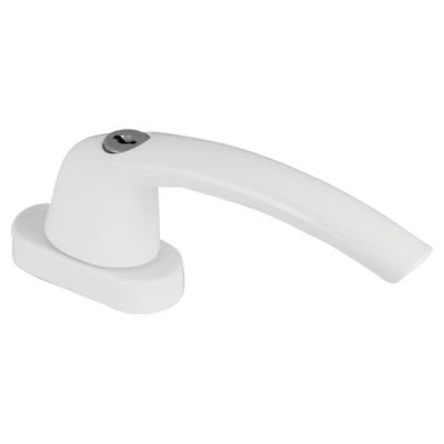 uPVC/Timber Tilt Before Turn Locking Multipoint Window Handle - Dual - White - view 2