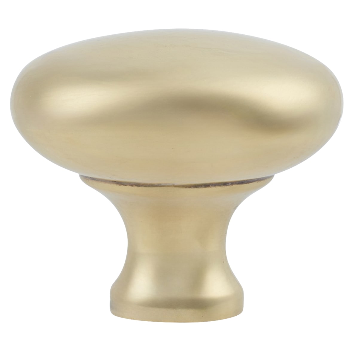 Wade Round Cabinet Knob - 38mm Diameter - Polished Brass - view 2