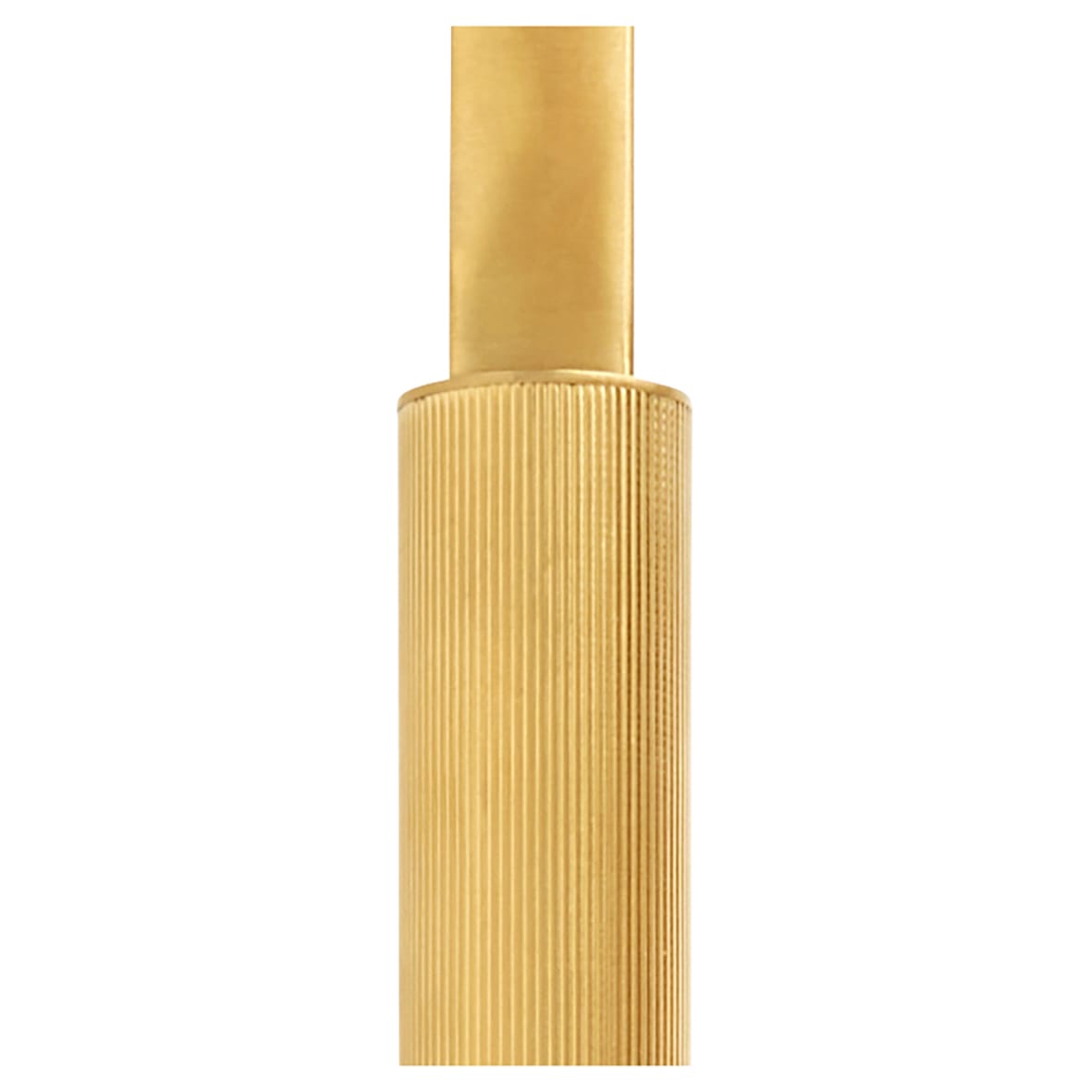 PVD Satin Brass 25mm Lines D-Bar Door Pull Handle - Bolt Fix - 450mm Centres - view 2