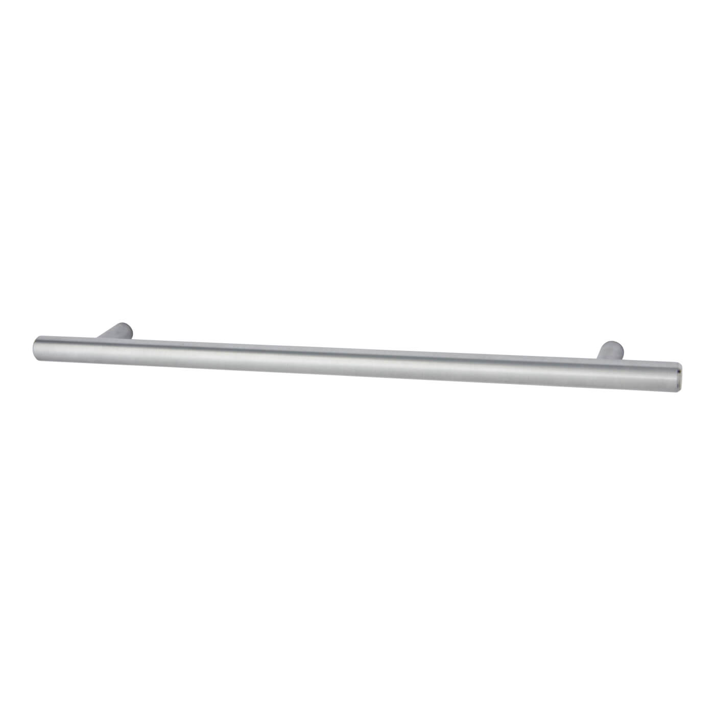 12mm T-Bar Cabinet Pull Handle - 605mm Centres - Satin Chrome - view 2