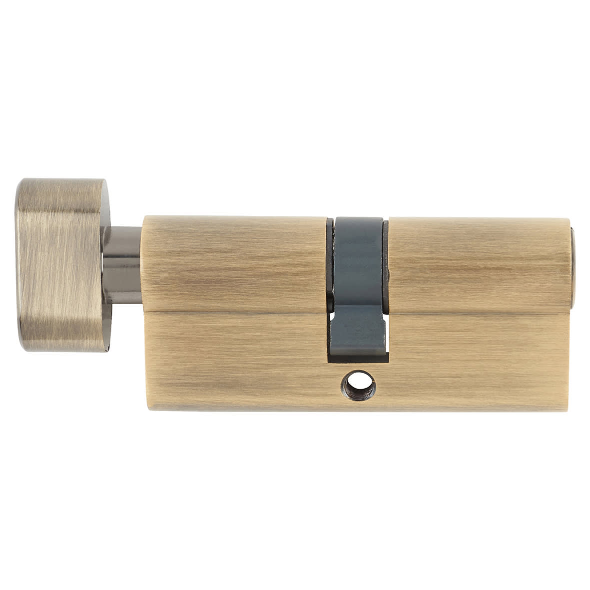 Dark Bronze Fire Rated Door Handles on Round Chamfered Rose - Fitzrovia Range - view 2