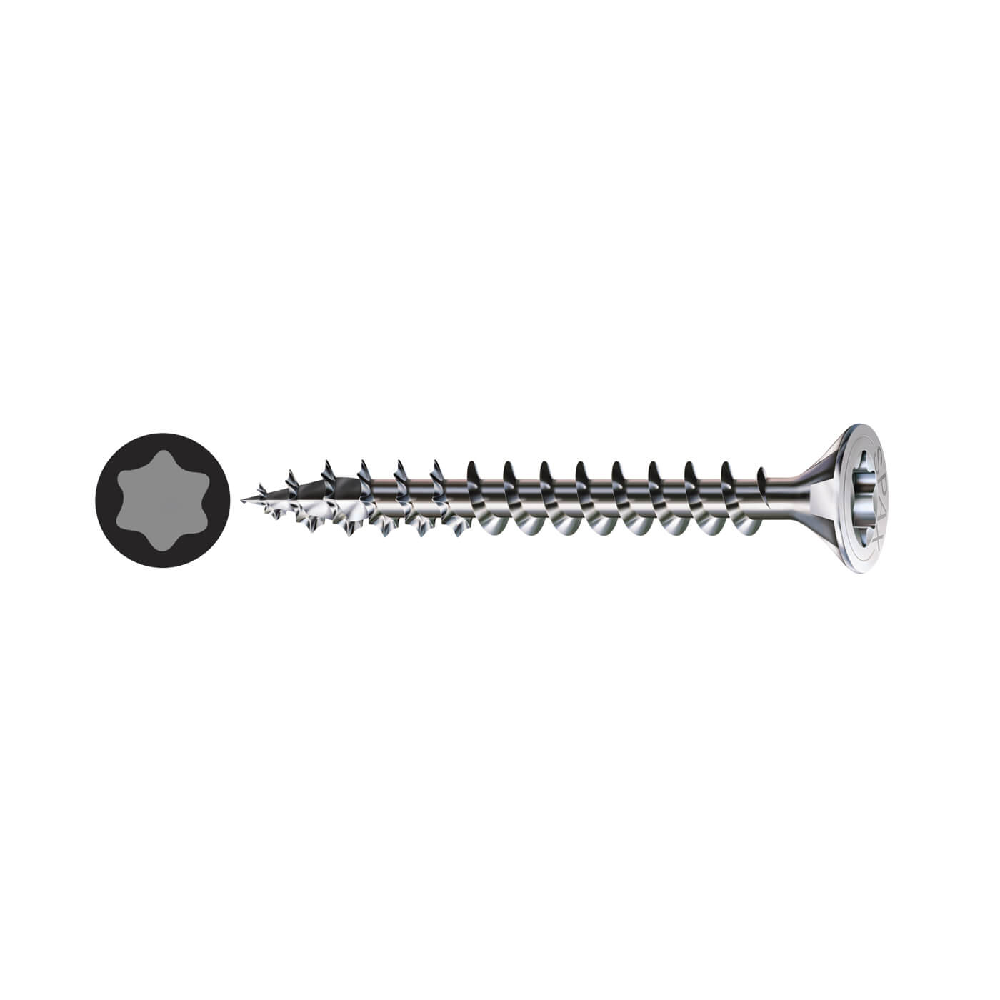 T-Star Plus Torx Countersunk Wood Screws - 3.5 x 20mm - WIROX Zinc Plated - Pack of 200 - view 2