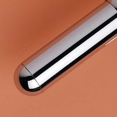 40mm Handrail System - Pair Domed End Caps - Polished Chrome - view 2