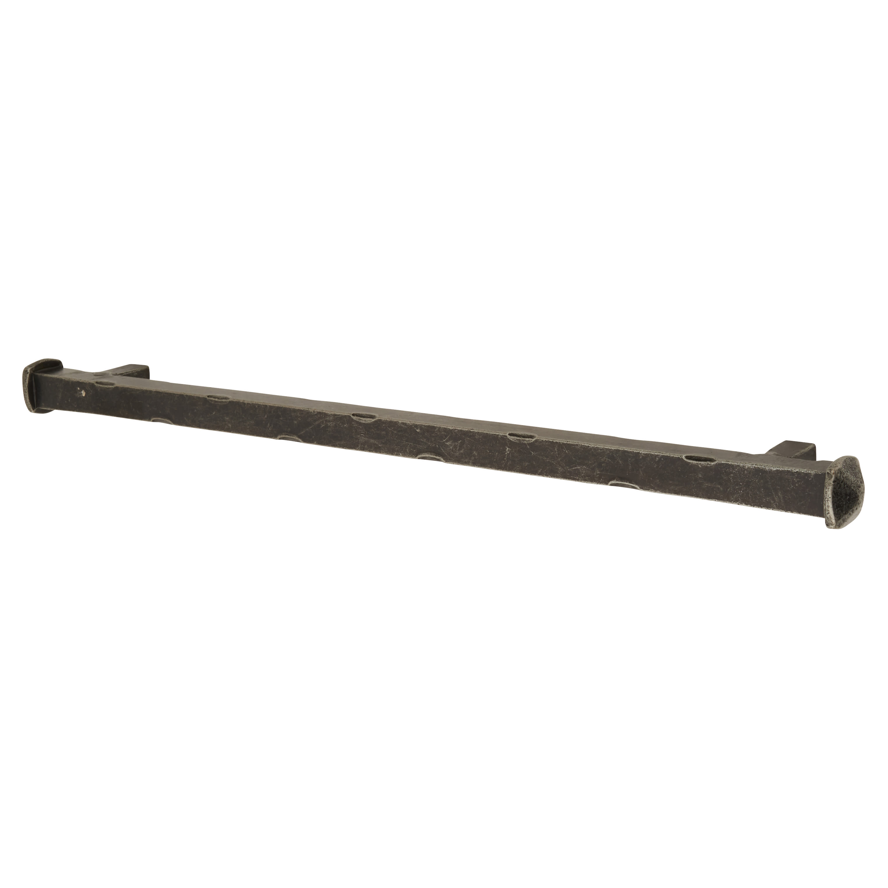Square T-Bar Cabinet Pull Handle - 256mm Centres - Polished Steel - view 2