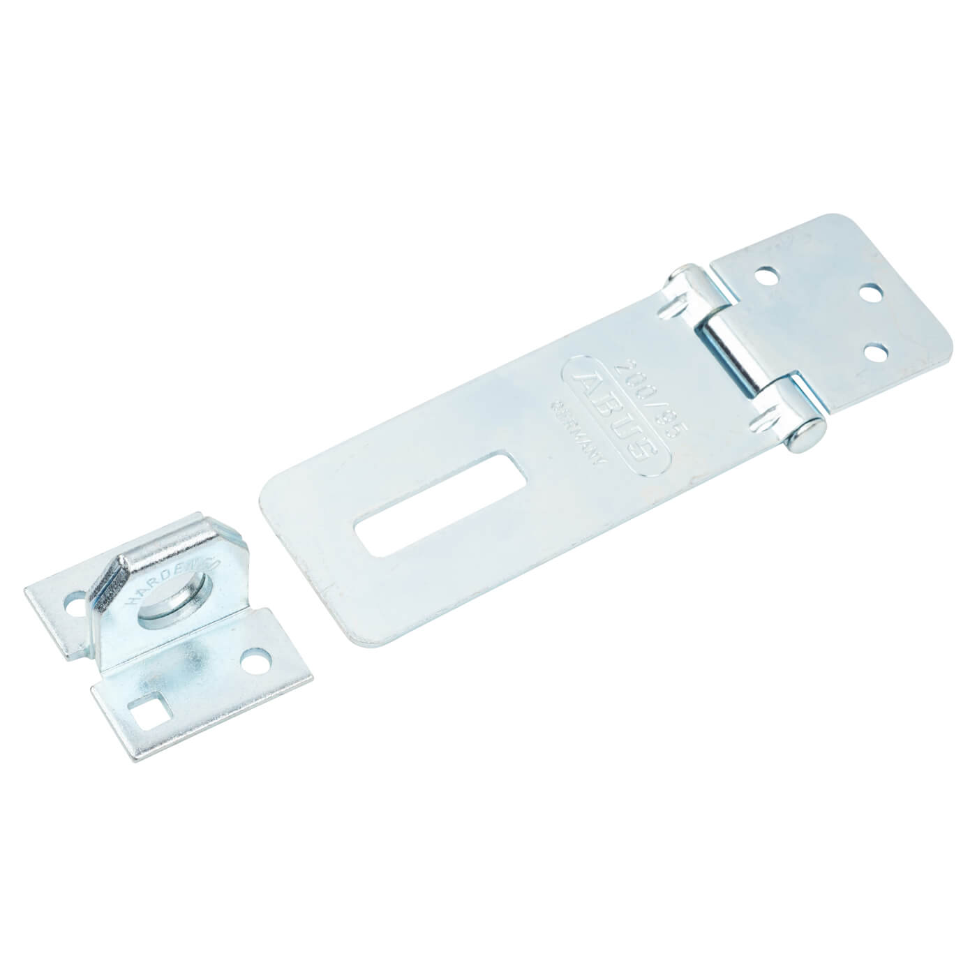 200 Traditional Hasp & Staple - 95 x 39mm - Zinc Plated - view 3