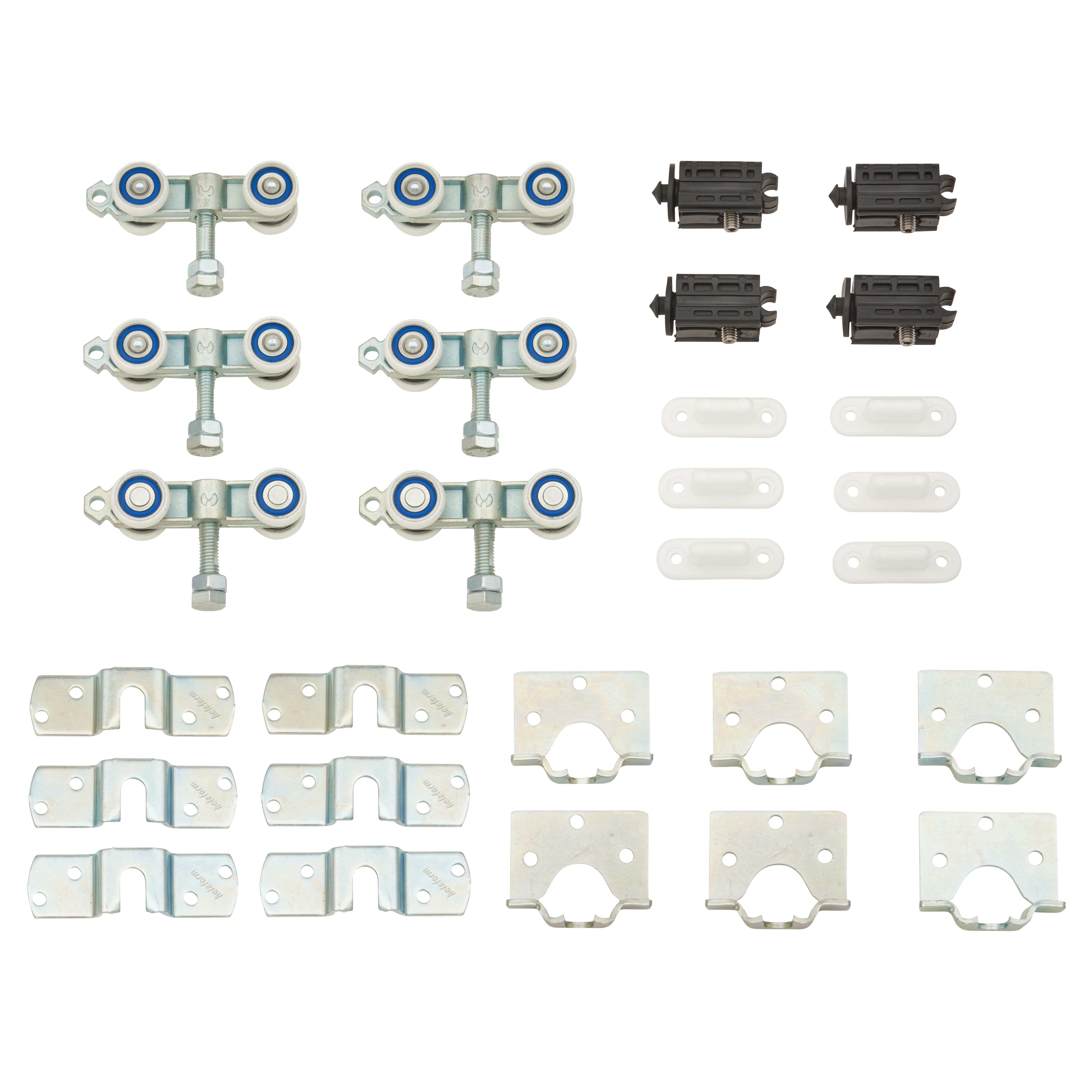 Loft 2.0 Bi-Passing Sliding Door Fittings Pack - 3 Door - 100kg Max Door Weight - view 3