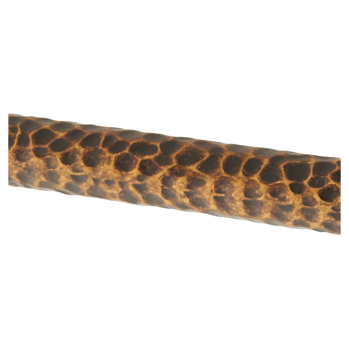 Kendal 10.5mm Hammered T-Bar Cabinet Pull Handle - 128mm Centres - Antique Brass - view 2