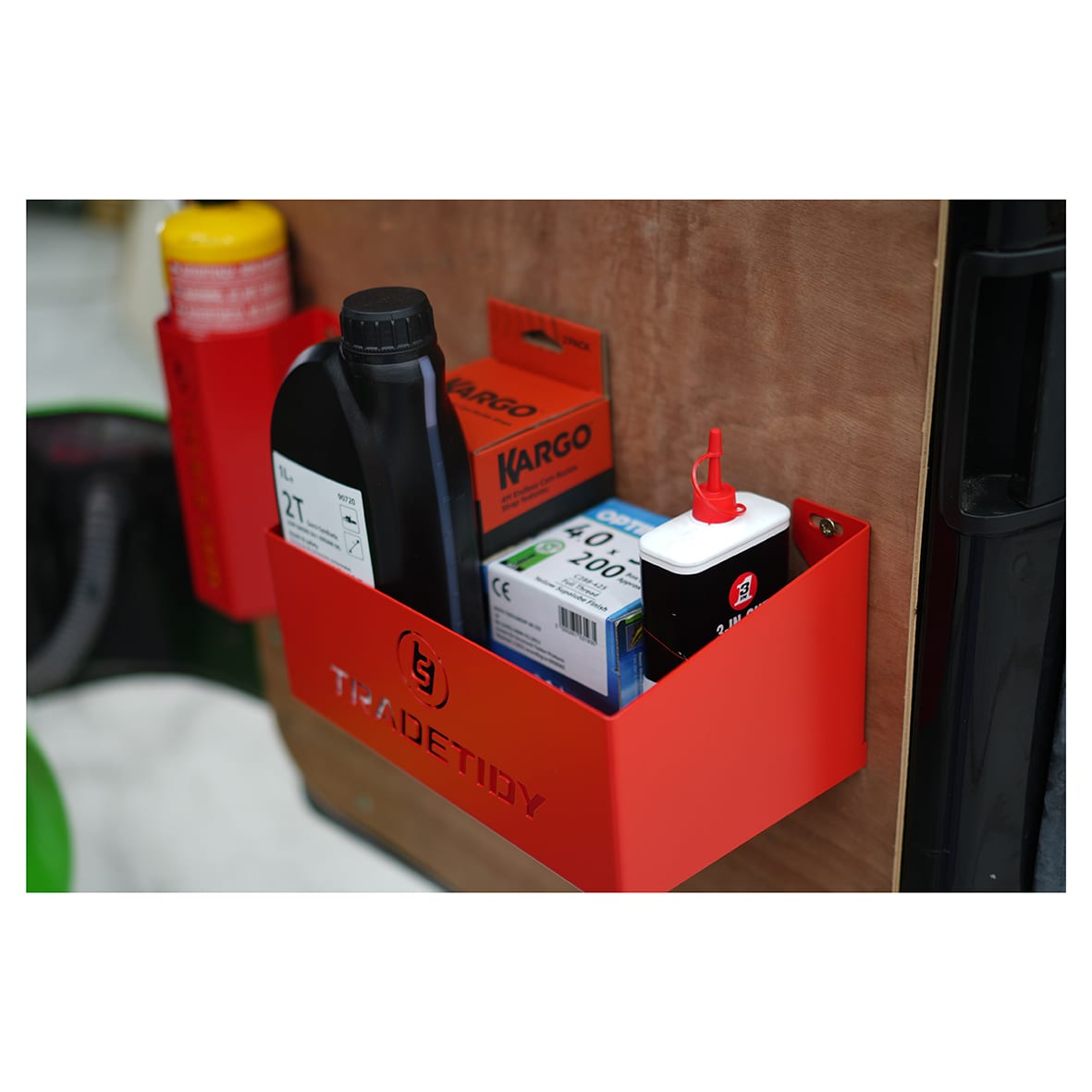Storage Tray - 340 x 104 x 160mm - Red - view 5