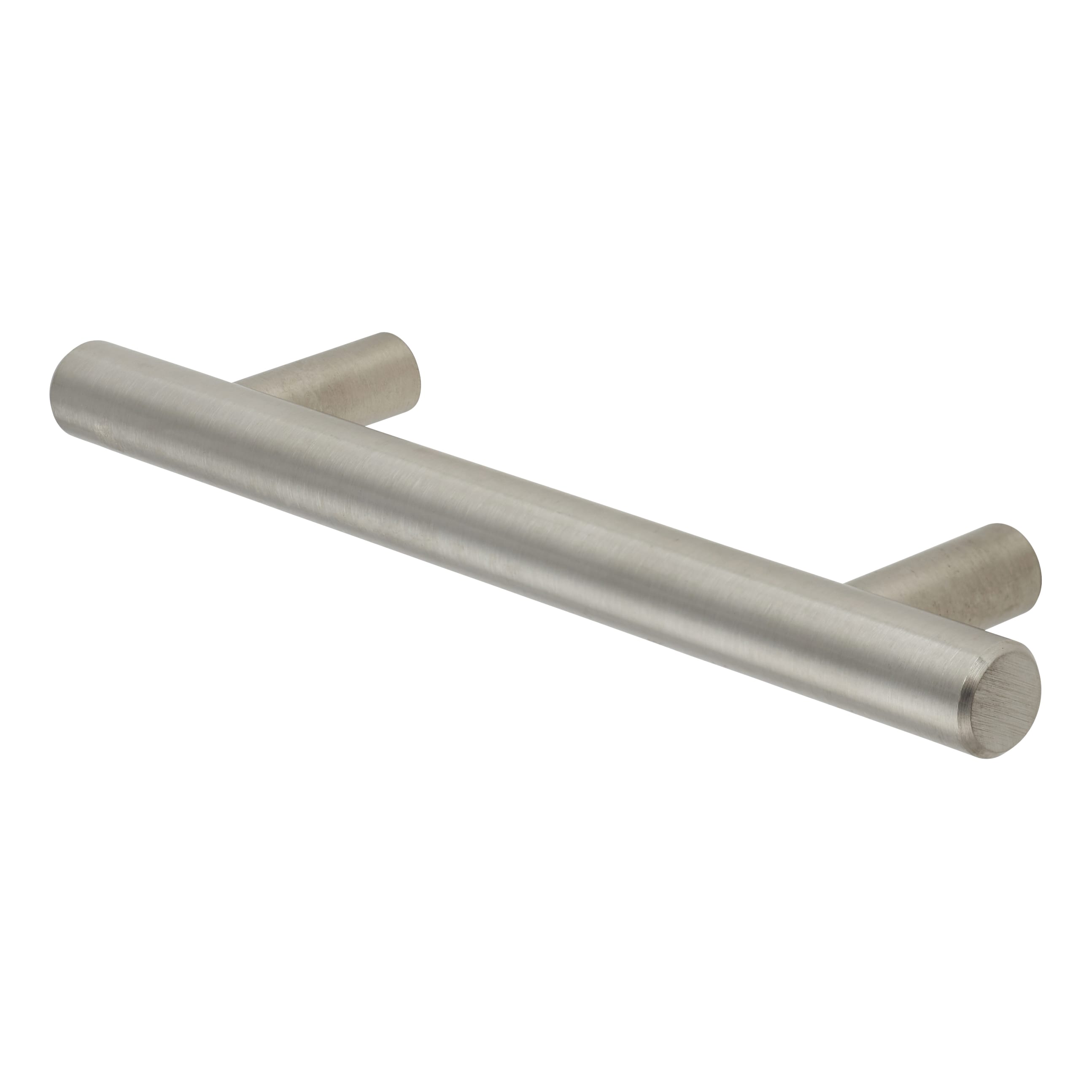 12mm T-Bar Cabinet Pull Handle - 96mm Centres - Satin Stainless Steel - view 4