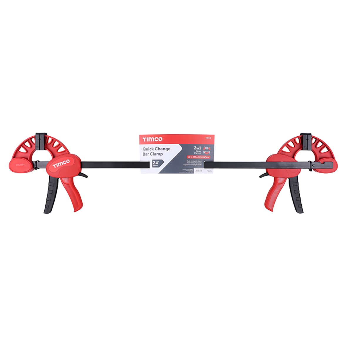 24"/600mm Quick Change Bar Clamp - Pack of 2 - view 2