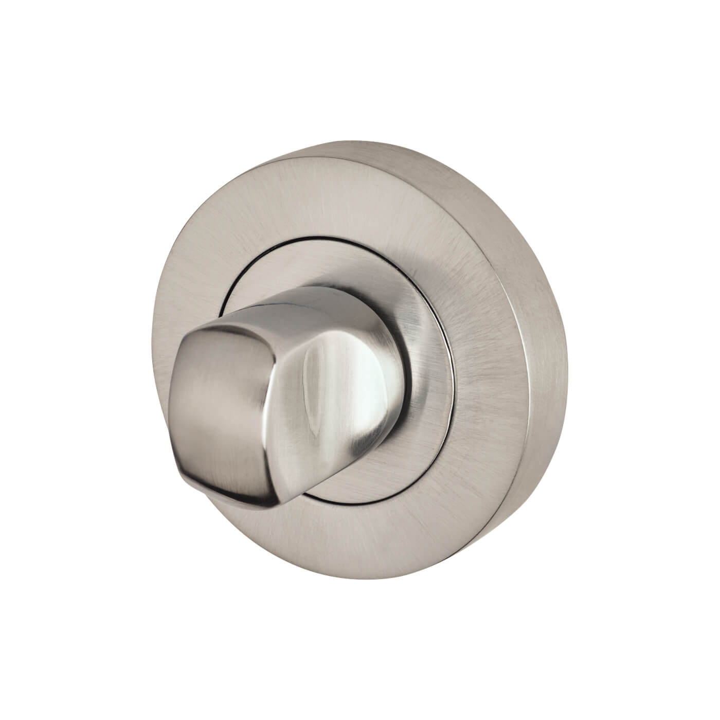 Bathroom Turn & Release - 50mm Diameter - Satin Chrome - view 3