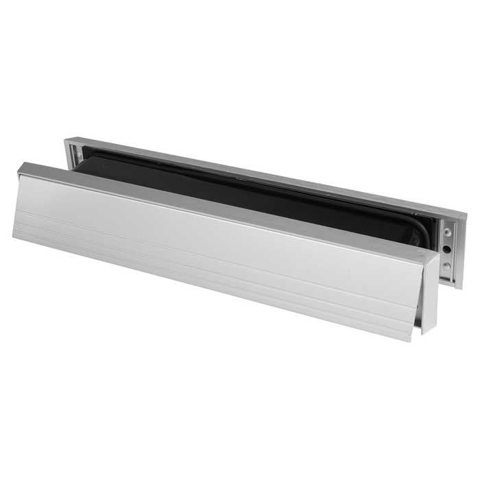 Slimmaster Letter Plate - 316 x 50mm - Satin Aluminium - view 2