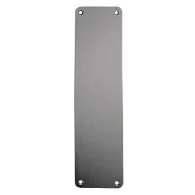 Aluminium Plain Finger Plate - 375 x 75 x 3mm - Satin - view 2