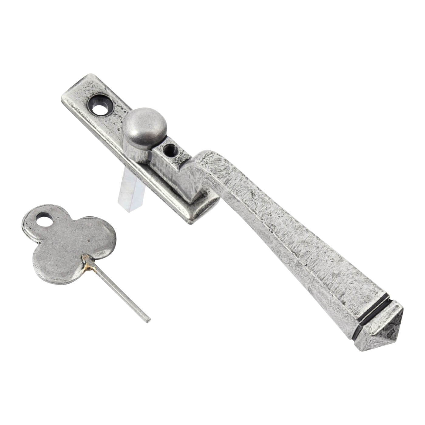 Avon Locking Espagnolette Casement Window Handle - Reversible - Pewter - view 2