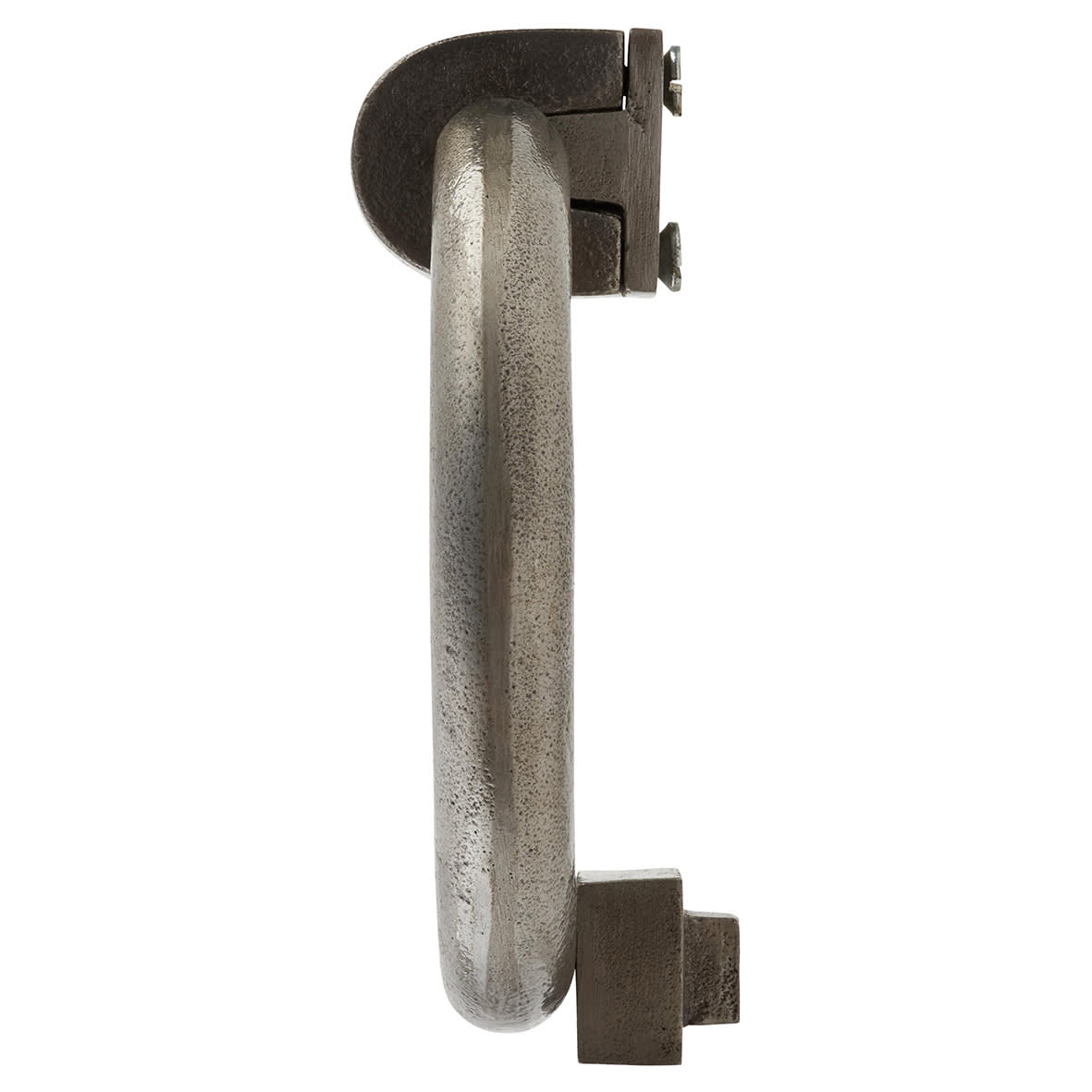 Ring Door Knocker - Polished Iron - 110 x 107mm - view 2