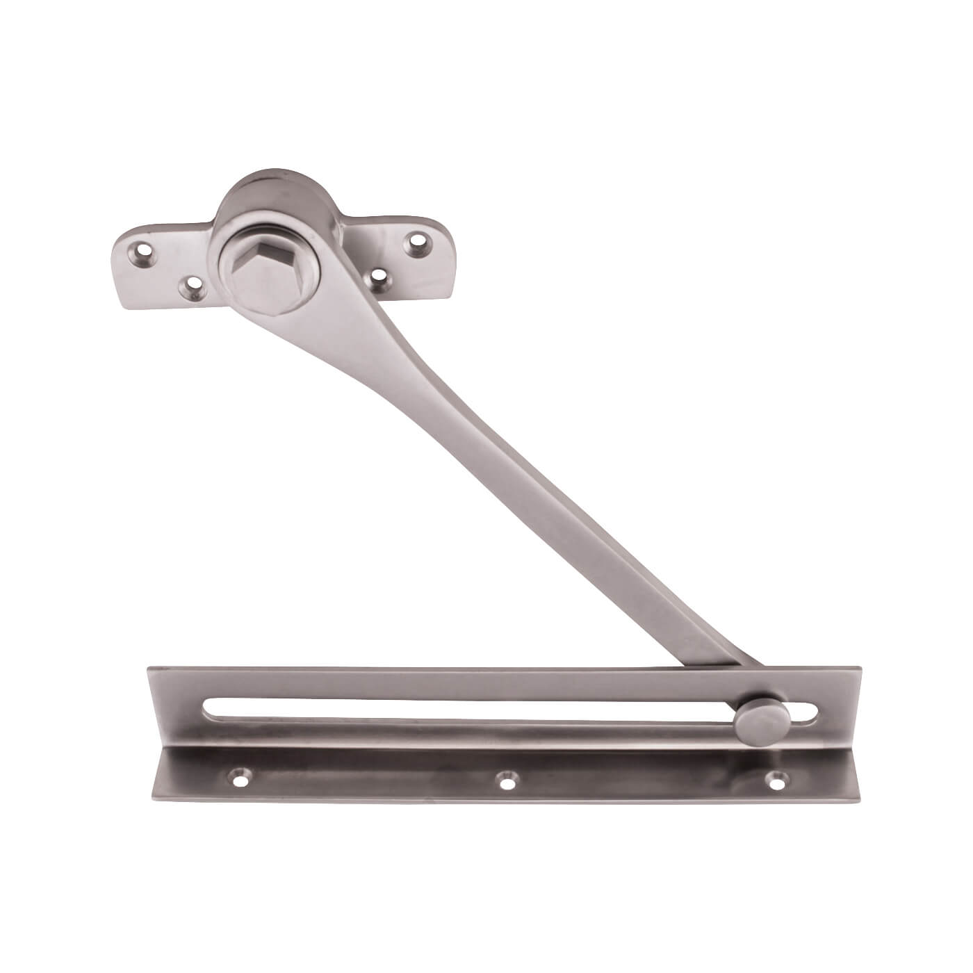 Door & Casement Friction Limiting Stay - Satin Chrome - view 2